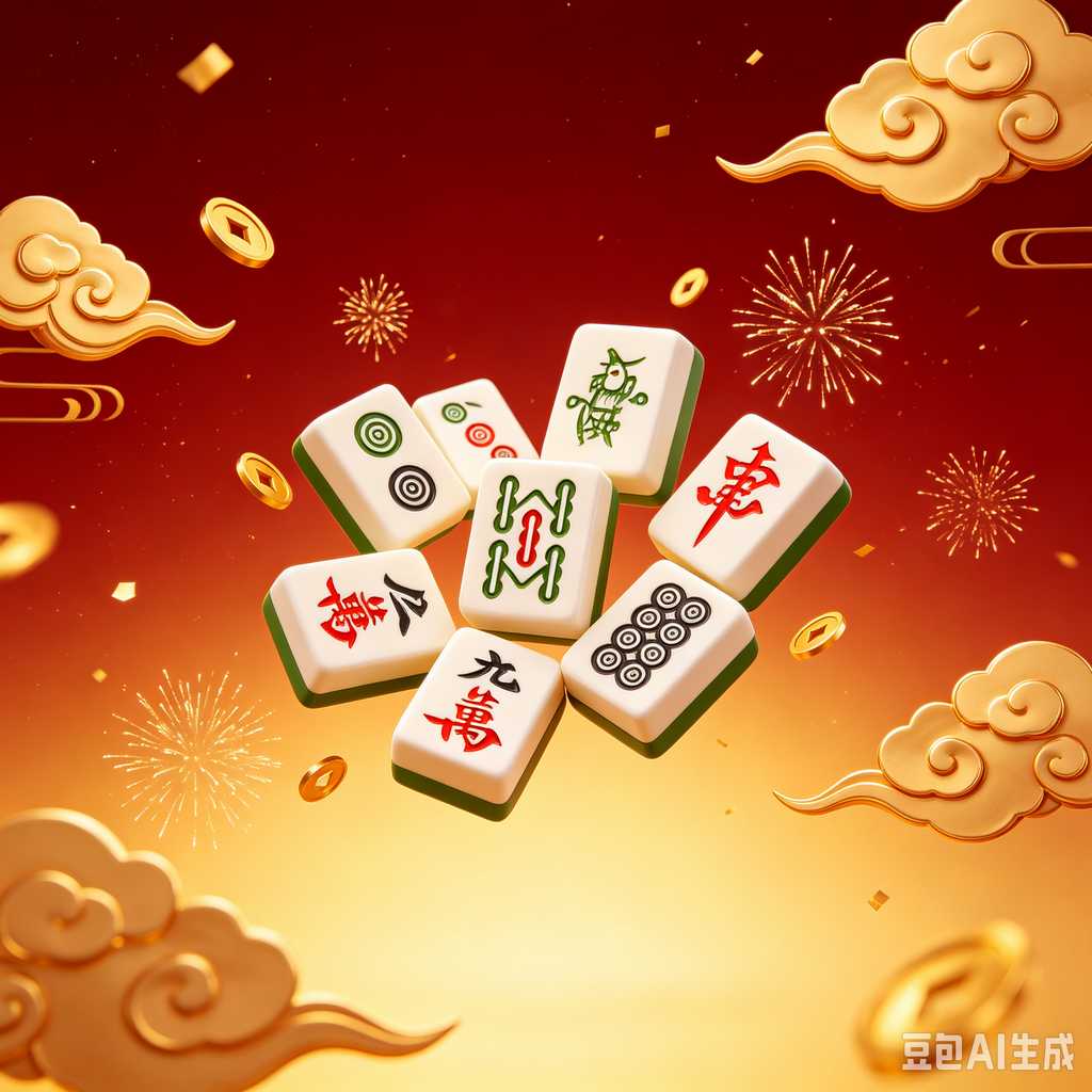 simple text mahjong tiles