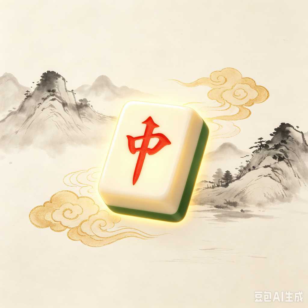 embossed mahjong set design