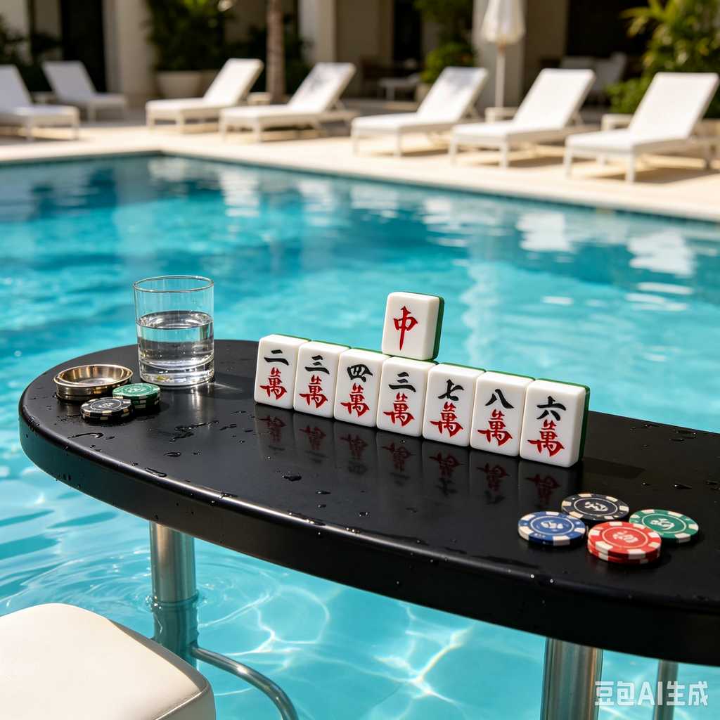 wooden mahjong set